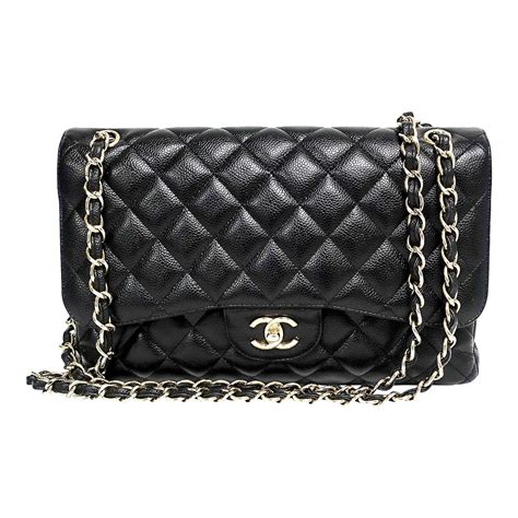 chanel large caviar double flap bag|2010.